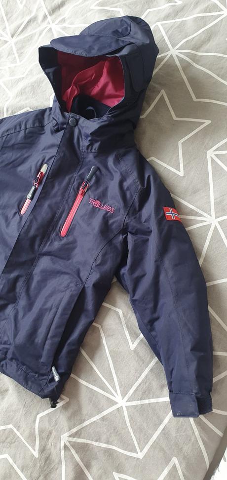 Jesenna a zimna bunda trollkids vnútri mikina, trollkids,116