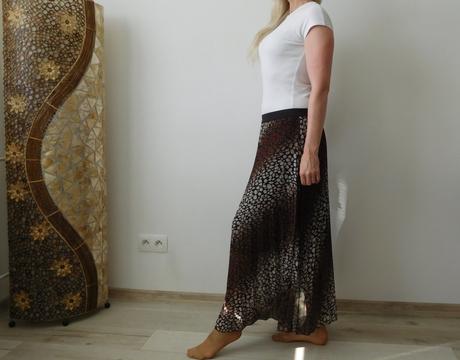 Plysovaný tyl suknička dlhá 90 cm,, 36
