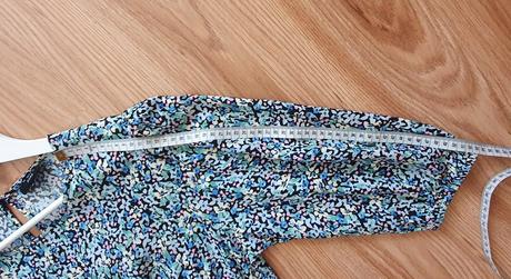 Modré viskózové šaty, m