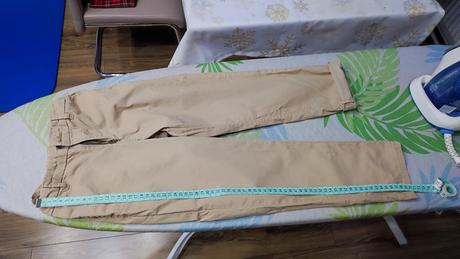 Nohavice elegantné letné, h&m,122