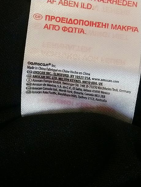 3-dielny kostým krvavá zombie mníška, amscan, m/l,