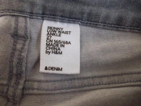 Dámske biker jeansy h&m, h&m,s