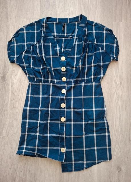 Dámske asymetrické košeľové šaty zara, zara,m