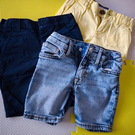 3 ks kraťasy, h&m,92