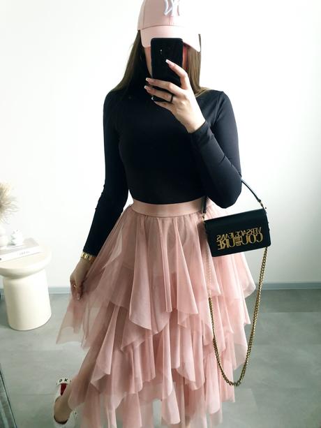 Tylová sukňa s/m, s