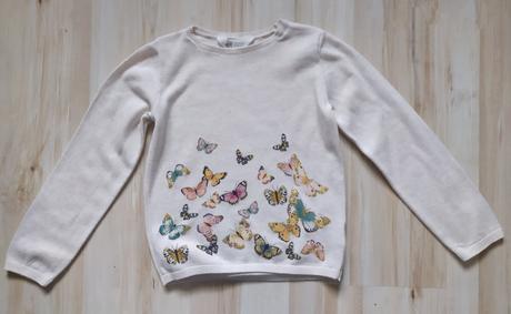 Dievčenský pulóver č.110-116, h&m,110