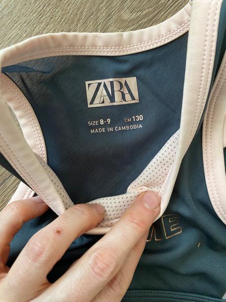 Športové leginy a top, zara,128