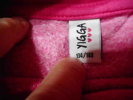 Dievčenská hrejivá mikinka 134/140cm, yigga,134