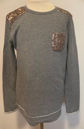 Benetton mikina s flitrami, 158