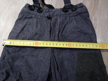 Zimné zateplené nohavice, h&m,80