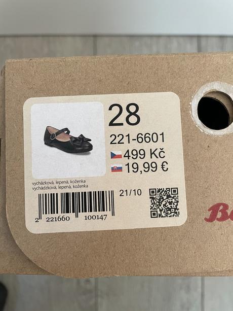 Balerínky, zn. baťa b mini, v. 28, baťa,28
