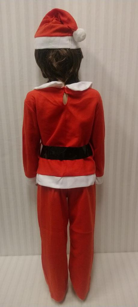 4 dielny vianočný kostým santa boy, 104-116 cm,