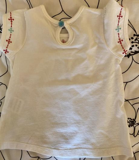 Bavlnené tričko s výšivkami matalan v. 62/68, matalan,62