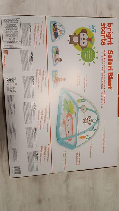 Deka na hranie safari blast pre bábätko, 