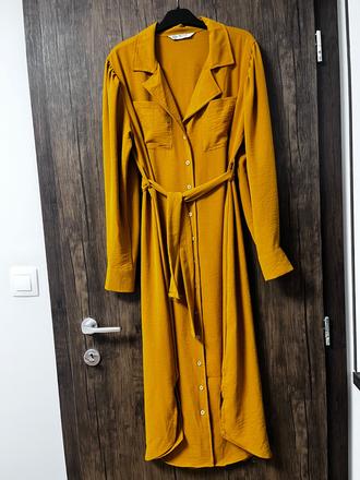 Košeľové šaty, l