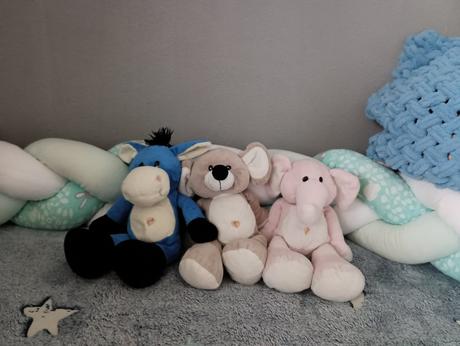 Plyšáky somárik, sloník a myška, 