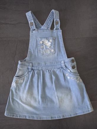 Riflové šaty frozen 3-4r., f&f,98