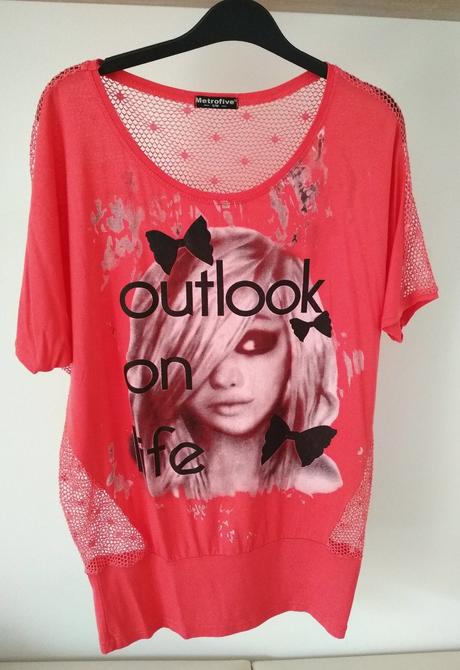 Tričko s netopierími rukávmi, m