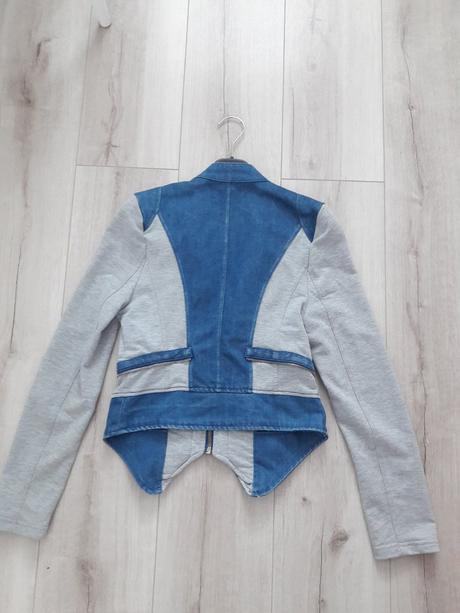 Štýlová riflová bundička, s