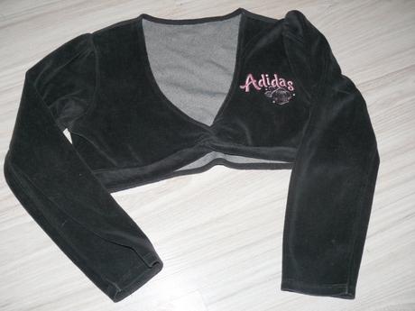 Velúrové bolerko adidas original 6-8 r., adidas,122