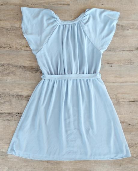Bledomodré elegantné šaty, h&m,m