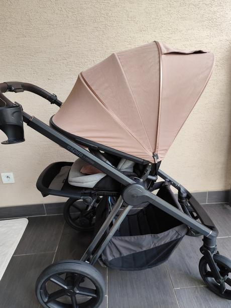 Espiro kočík kombinovaný miloo 08 pink love story, espiro