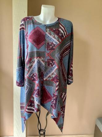 Krásny asymetricky pulover, xl