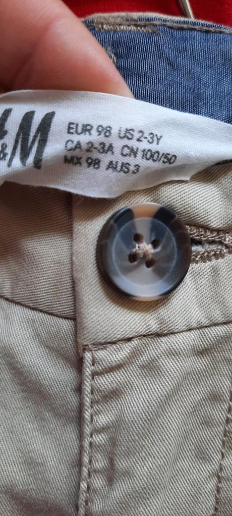 Nohavice, h&m,98