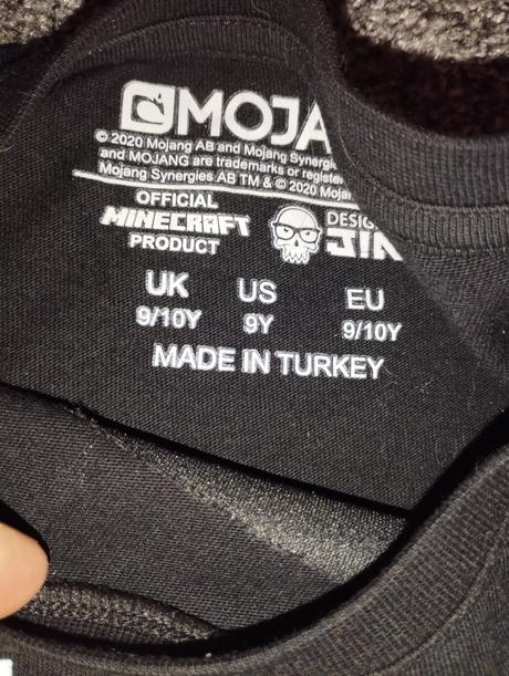 Tričko minecraft so šúchacím obrázkom, 140