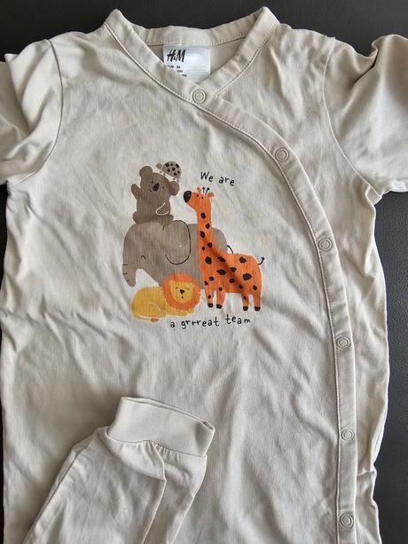 Pyzamovy overal 2ks, h&m,86