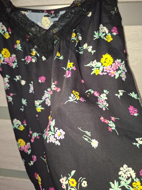 Satenovy top na ramienka, vero moda,l