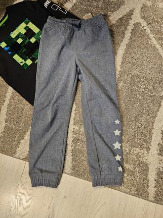 Zateplené nohavice 116/122, kik,122