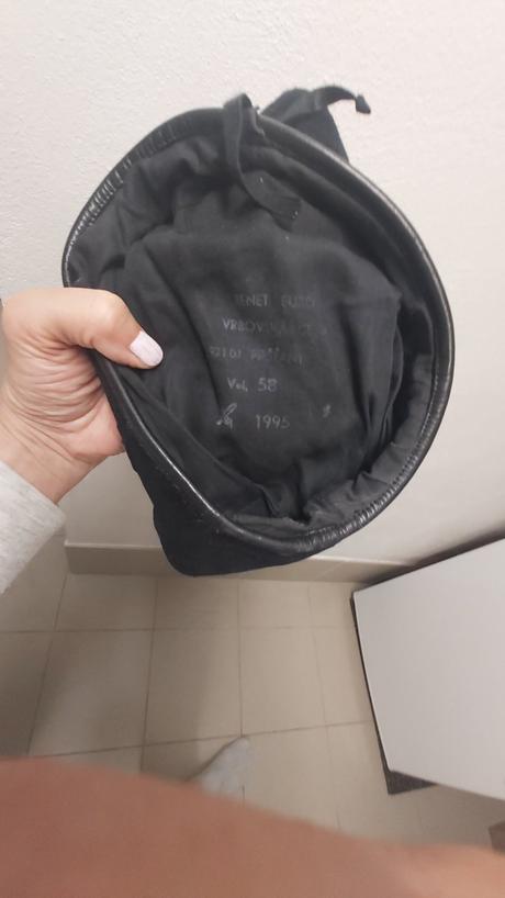 Čiapka - baretka retro, xl