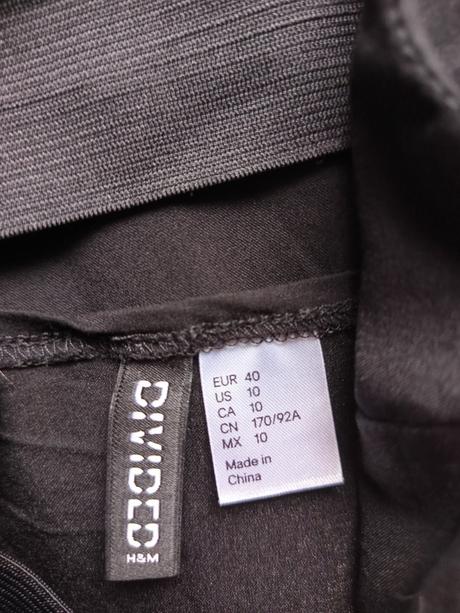 Čierne sexi šaty, h&m,s
