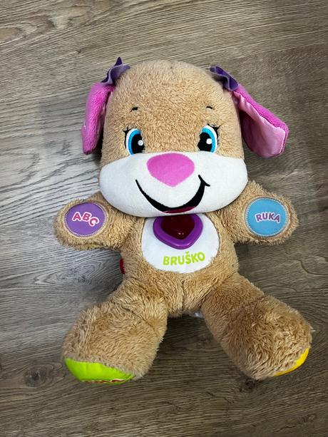 Hovoriaci interaktívný psík sestrička fisherprice, 