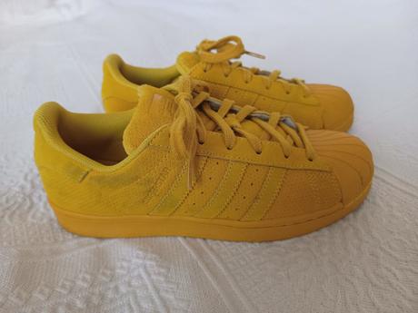 Adidas superstar yellow suede vel.40, adidas,40