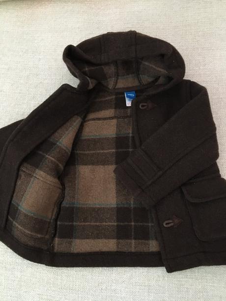 Teplý vlnený kabátik s kapucňou, adams,86