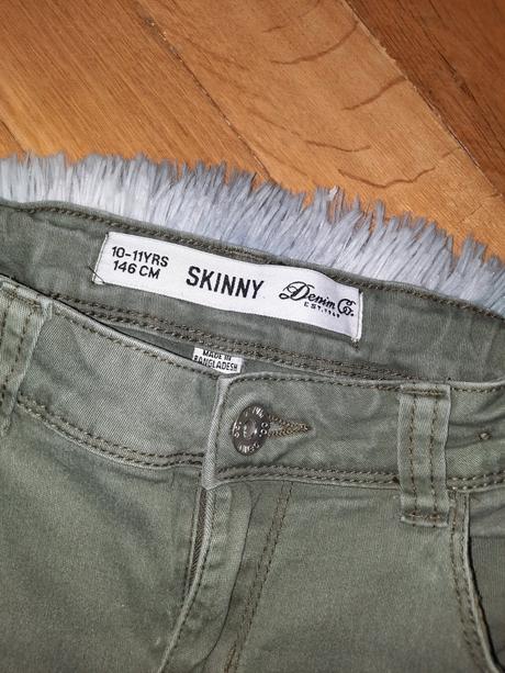 Riflové nohavice, denim co,146