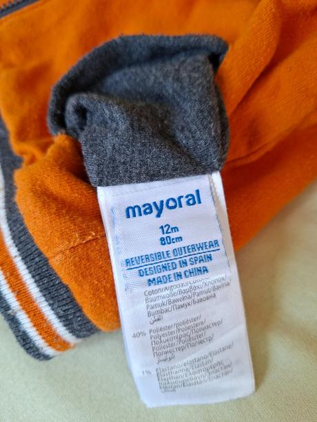 Mikina obojstranná, mayoral,80