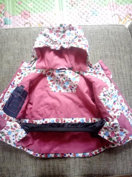 Zimna bunda pre dievcatka, lupilu,92