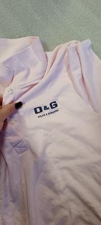 Ružové tričko dolce gabbana, l
