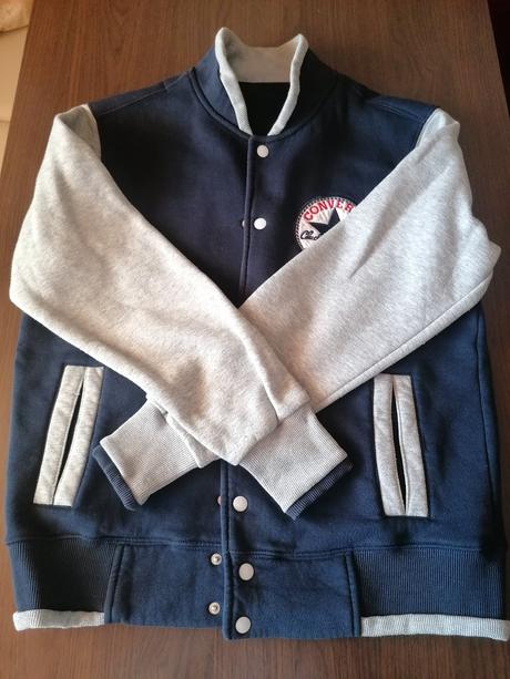 Pánska mikina na zapínanie, converse,m