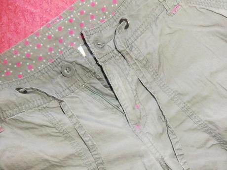 3/4 rool up nohavice vel 36/38, denim,36