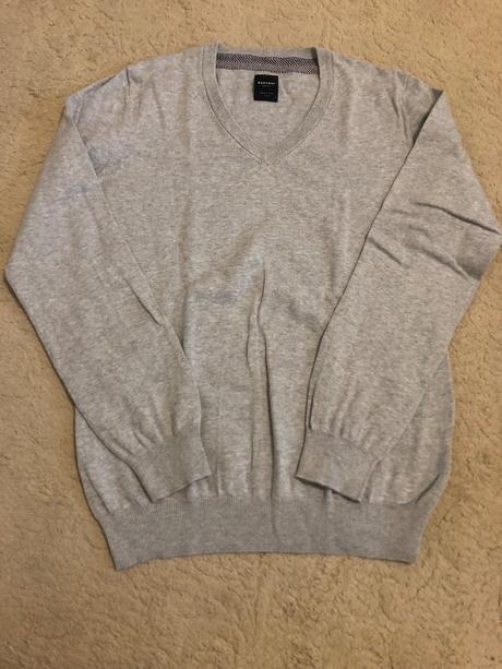 Sivý sveter pánsky, l