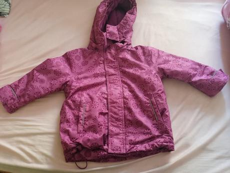 Fialová vetrovka+oteplováky, sweet baby,104