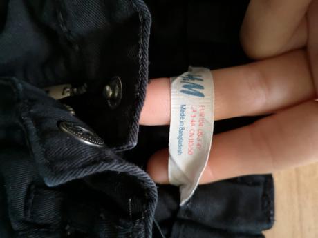 Čierne rifle, h&m,104