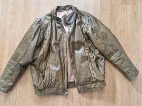 Vintage kožená bunda janbell, xl