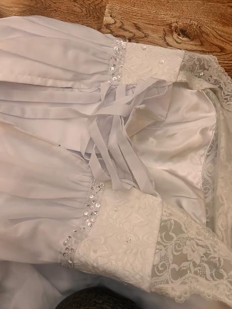 Tehotenské svadobné šaty, m