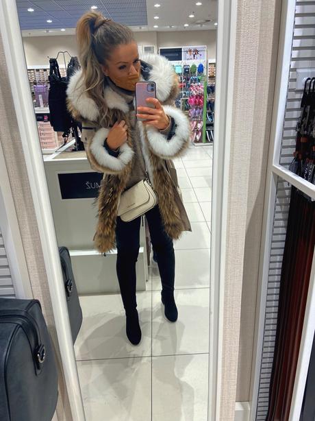 Parka luxusna bunda, s