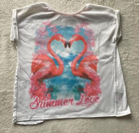 Tričko s plameniakmi, f&f,128